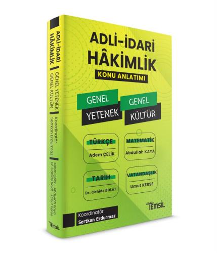 Adli - İdari Hâkimlik Genel Yetenek - Genel Kültür Konu Anlatımı