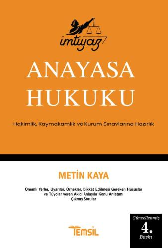 İmtiyaz Anayasa Hukuku 4. BASKI