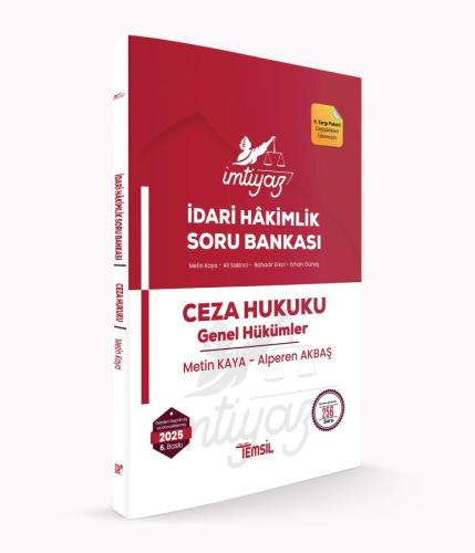 İmtiyaz İdari Hâkimlik Soru Bankası Ceza Hukuku Genel Hükümler