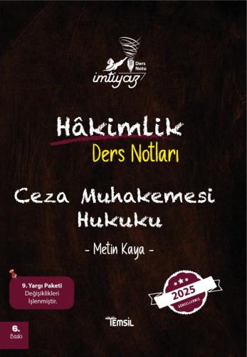 İMTİYAZ Ceza Muhakemesi Hukuku Ders Notları