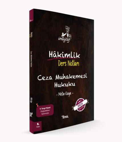 İMTİYAZ Ceza Muhakemesi Hukuku Ders Notları