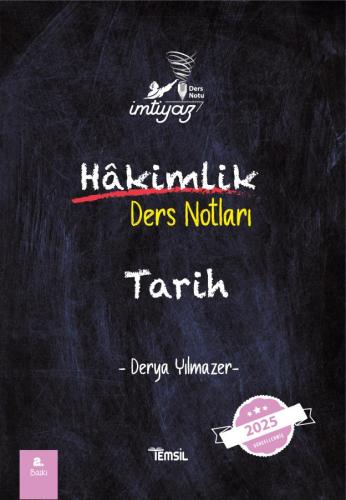 İMTİYAZ Hakimlik Tarih Ders Notları