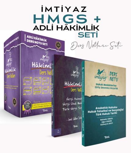 İMTİYAZ HMGS+Adli Hâkimlik Ders Notları Özel Set - 2