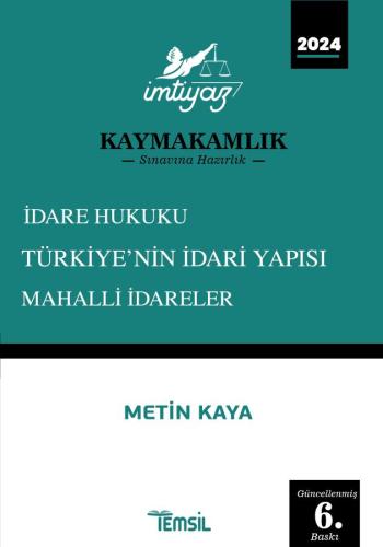 İMTİYAZ İdare Hukuku- Türkiye'nin İdari Yapısı-Mahalli İdareler