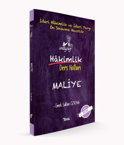 İMTİYAZ Maliye Ders Notları