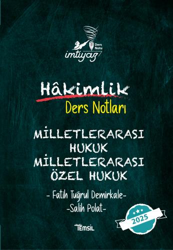 İMTİYAZ Milletlerarası Hukuk- Milletlerarası Özel Hukuk