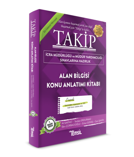 TAKİP İcra Müdürlüğü Sınavı Alan Bilgisi Konu Anlatımı