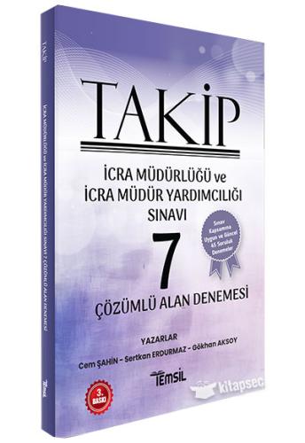 Takip İcra Müdürlüğü ve Müdür Yardımcılığı Sınavı 7 Çözümlü Alan Denem