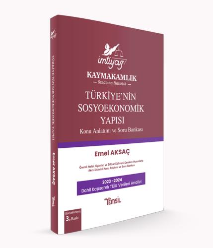 Türkiye’nin Sosyoekonomik Yapısı Konu Anlatımı-Soru Bankası